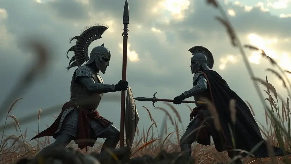 A rivalidade entre Aquiles e Heitor na Guerra de Troia épica