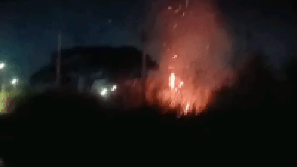 Incêndio em terreno baldio cobre Morada Verde de fumaça